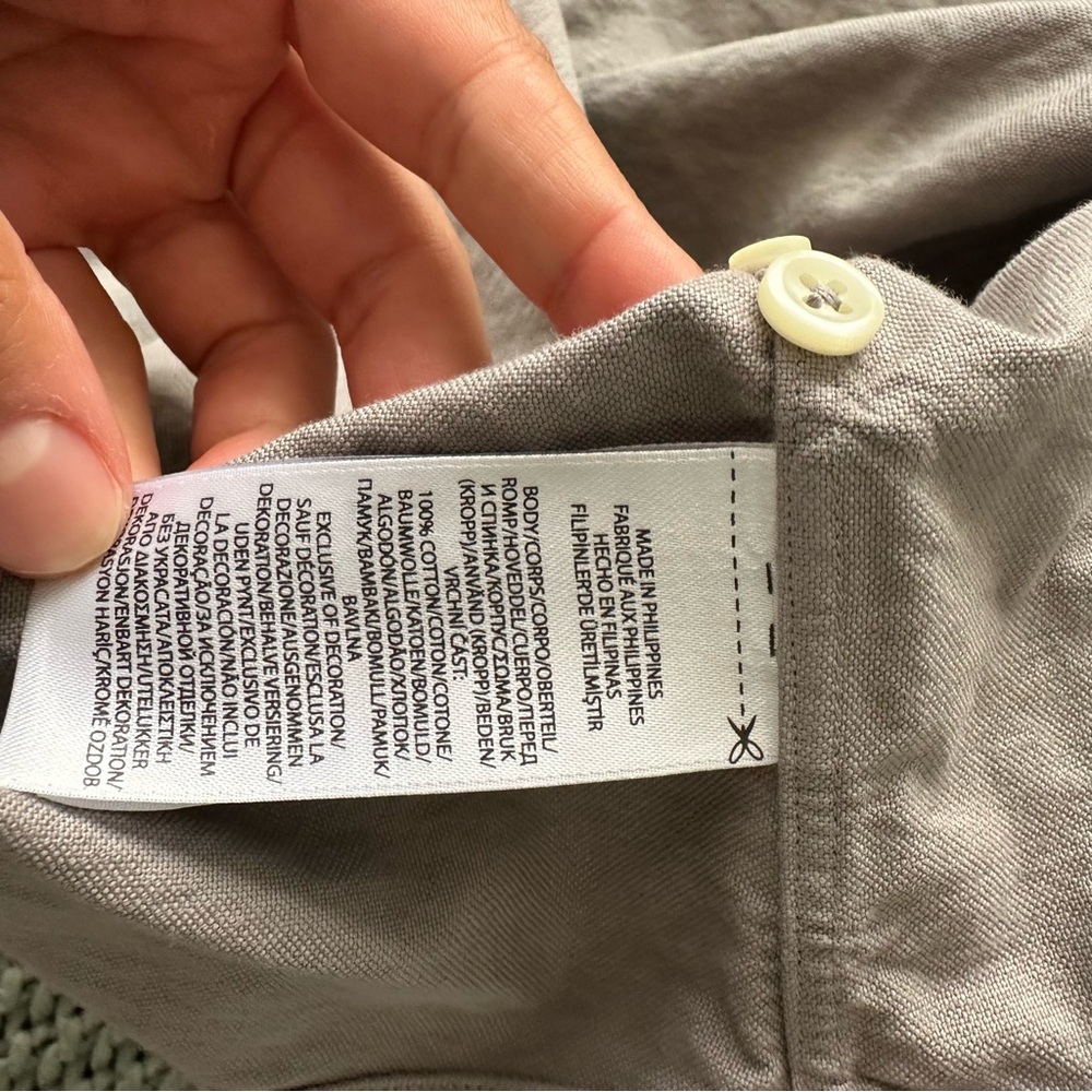 Men's Gray Polo Ralph Lauren Shirt - Picture 5 of 5